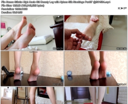Stiletto High Heels Girl Beauty Leg with Nylons Silk Stockings Part67